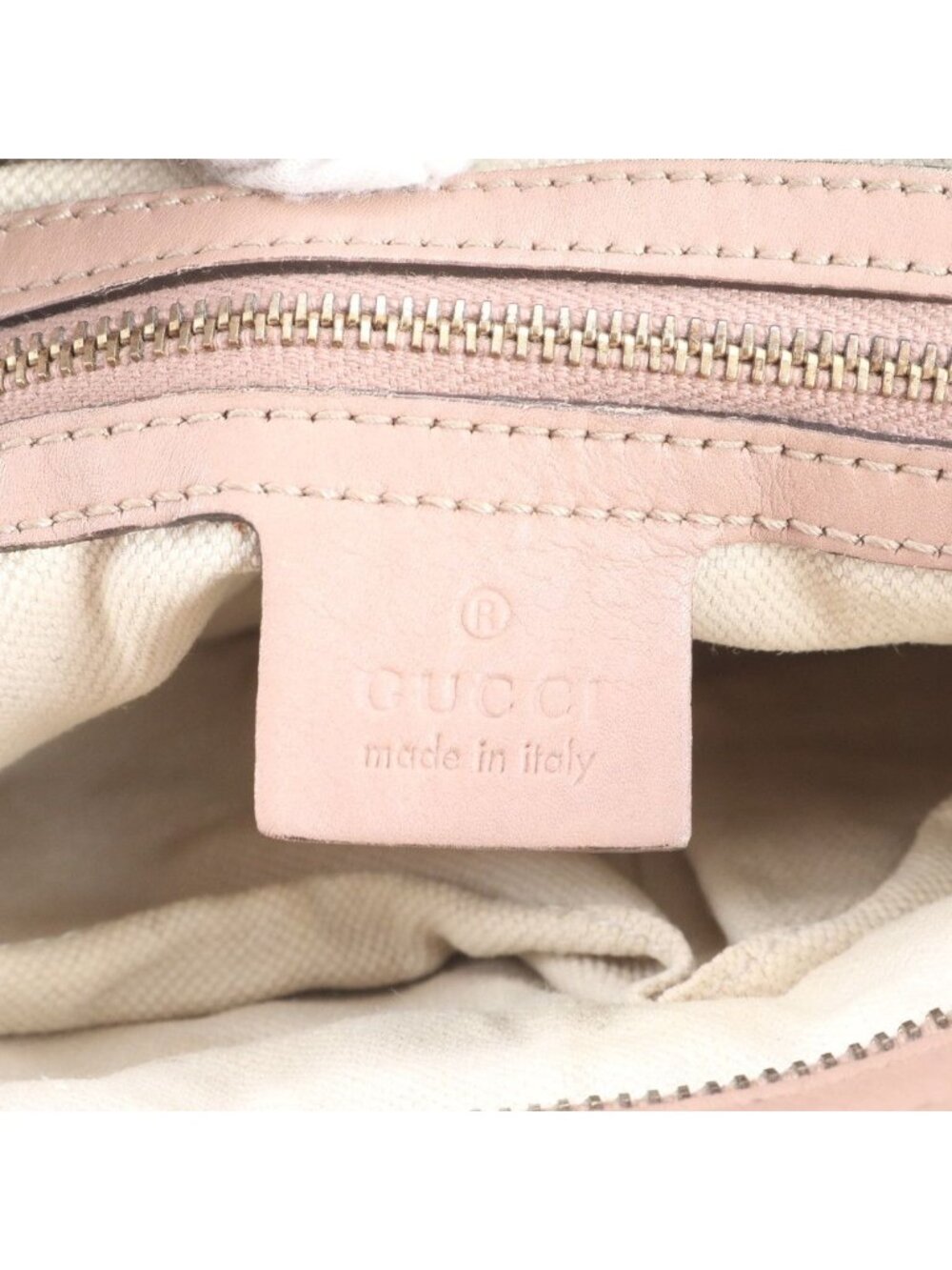 ★SOLD★ Gucci Guccissima Bree Leather 2-Way Shoulder Bag Crossbody Hand Pink - Picture 8 of 9
